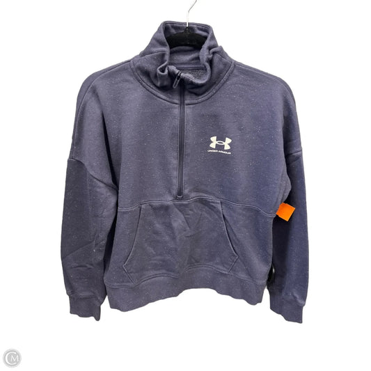 Athletic Sweatshirt Collar By Under Armour In Purple, Size: S