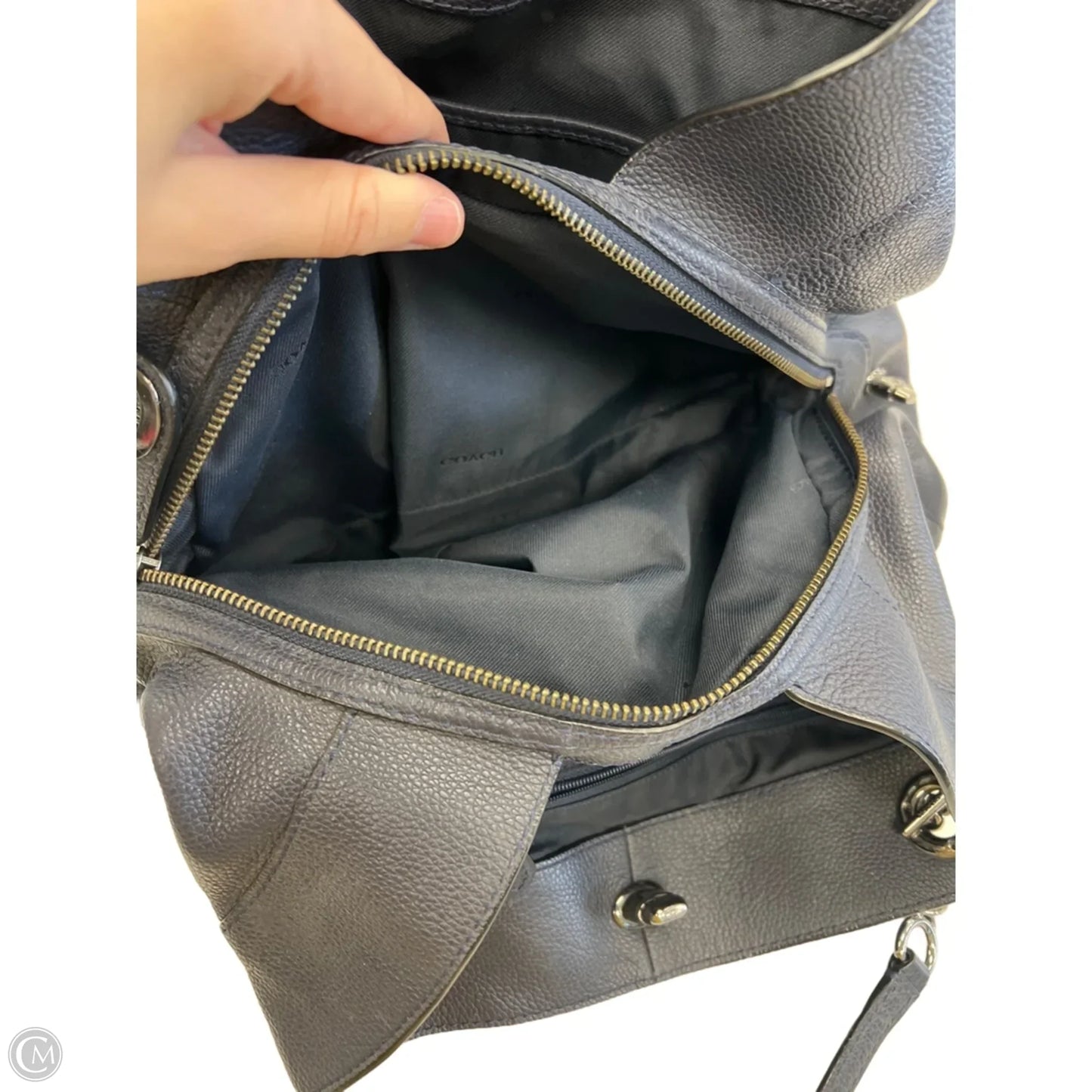 Handbag Designer By Coach, Size: Large