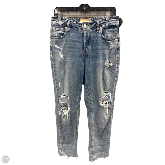 Jeans Straight By Kut In Blue Denim, Size: 8l