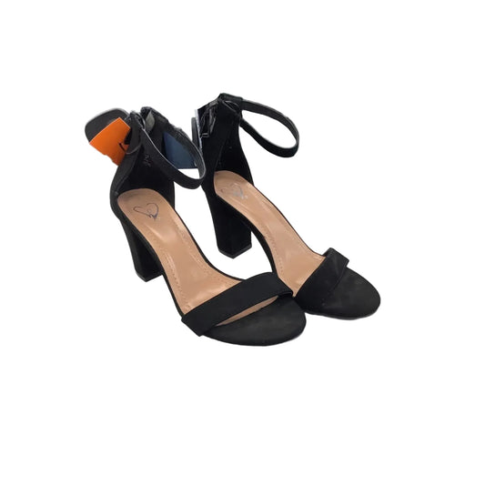 Sandals Heels Block By Windsor In Black, Size: 6