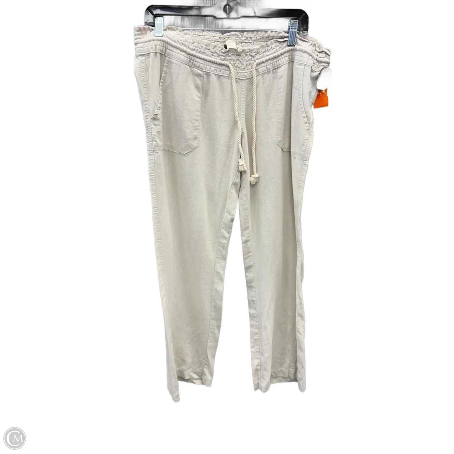 Pants Linen By Roxy In Beige, Size: 12