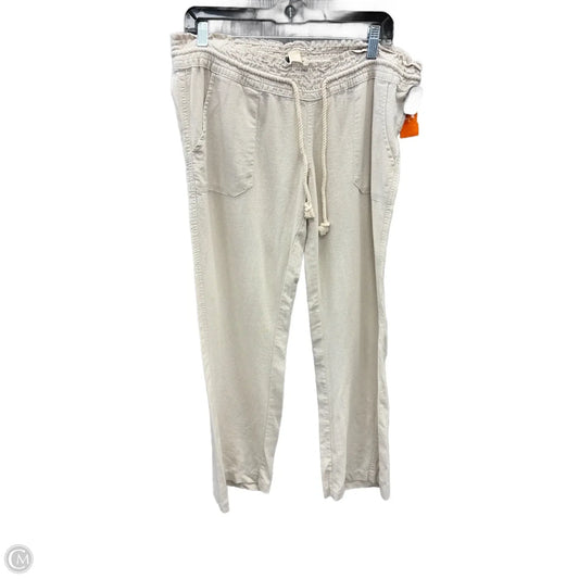 Pants Linen By Roxy In Beige, Size: 12