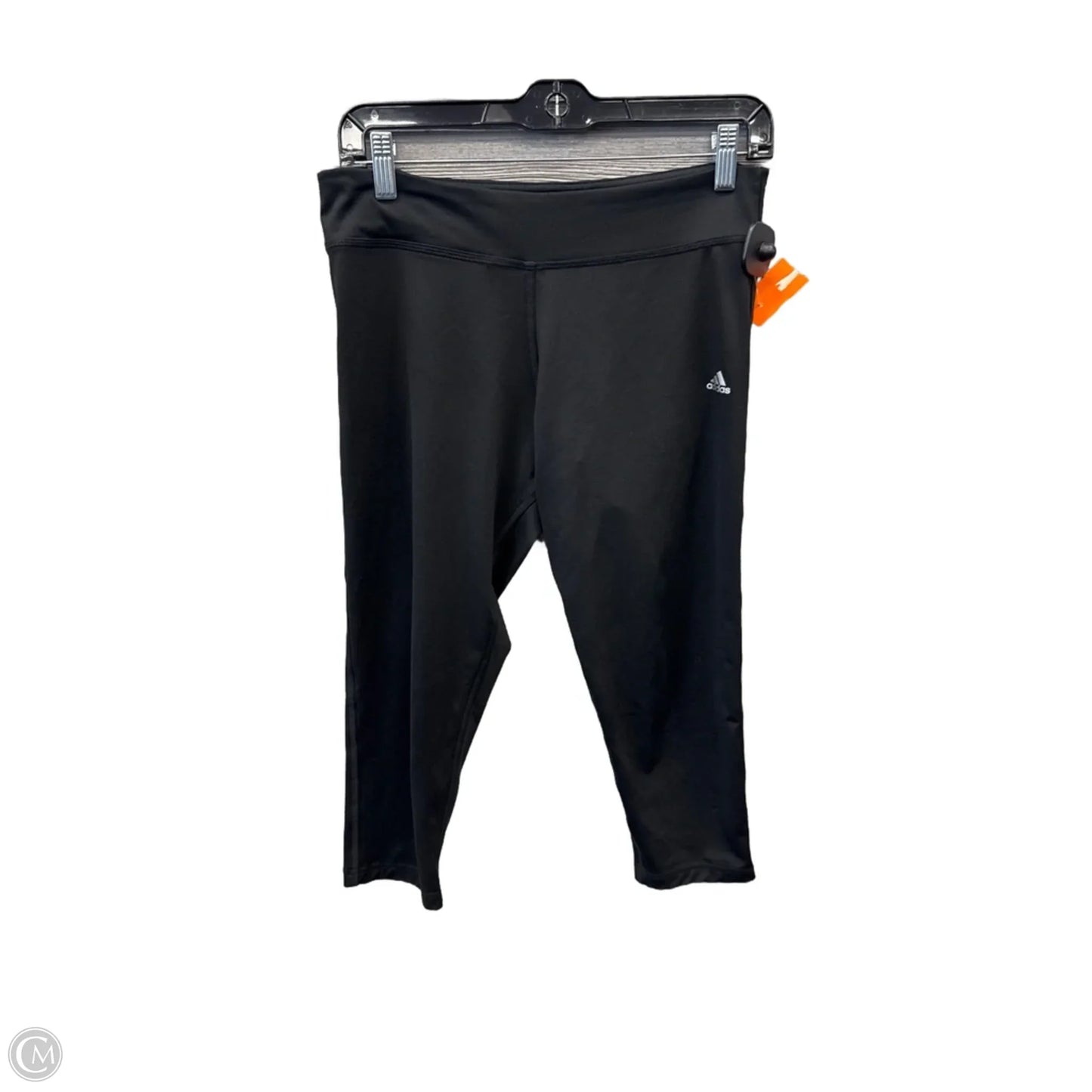 Athletic Capris By Adidas In Black, Size: M