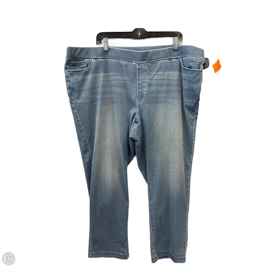 Jeans Jeggings By Pure Jill In Blue Denim, Size: 22