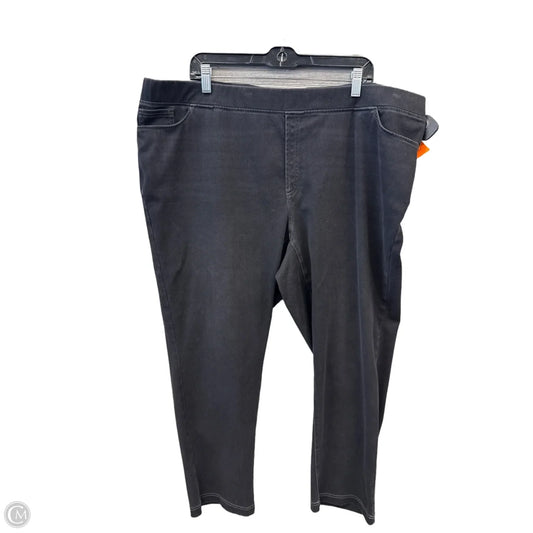 Jeans Jeggings By Pure Jill In Black, Size: 22