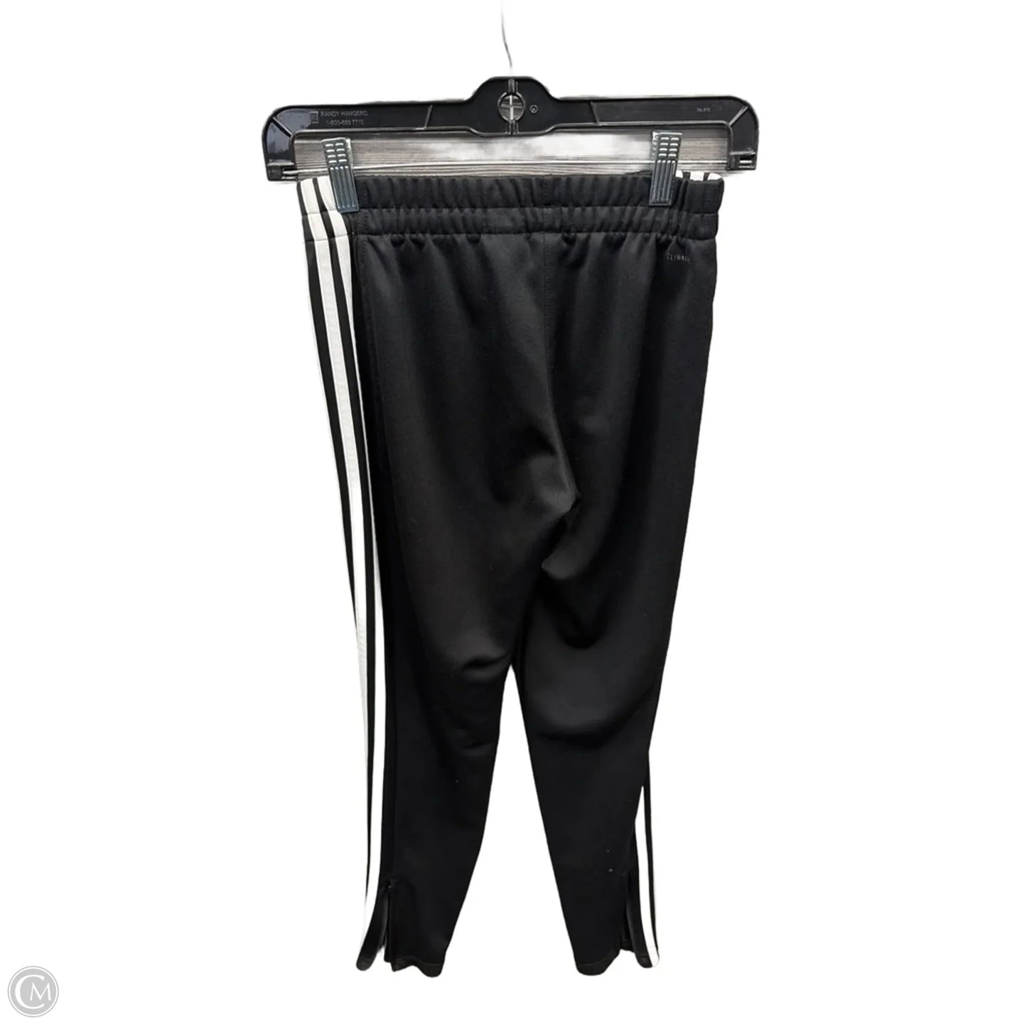 Athletic Pants By Adidas In Black & White, Size: Xs