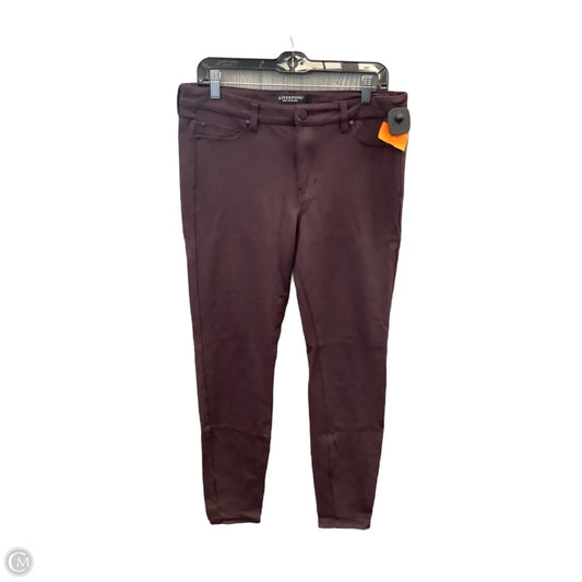 Jeans Jeggings By Liverpool In Maroon, Size: 12