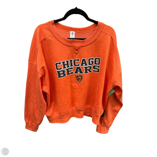 Sweatshirt Crewneck By Nfl In Orange, Size: Xl