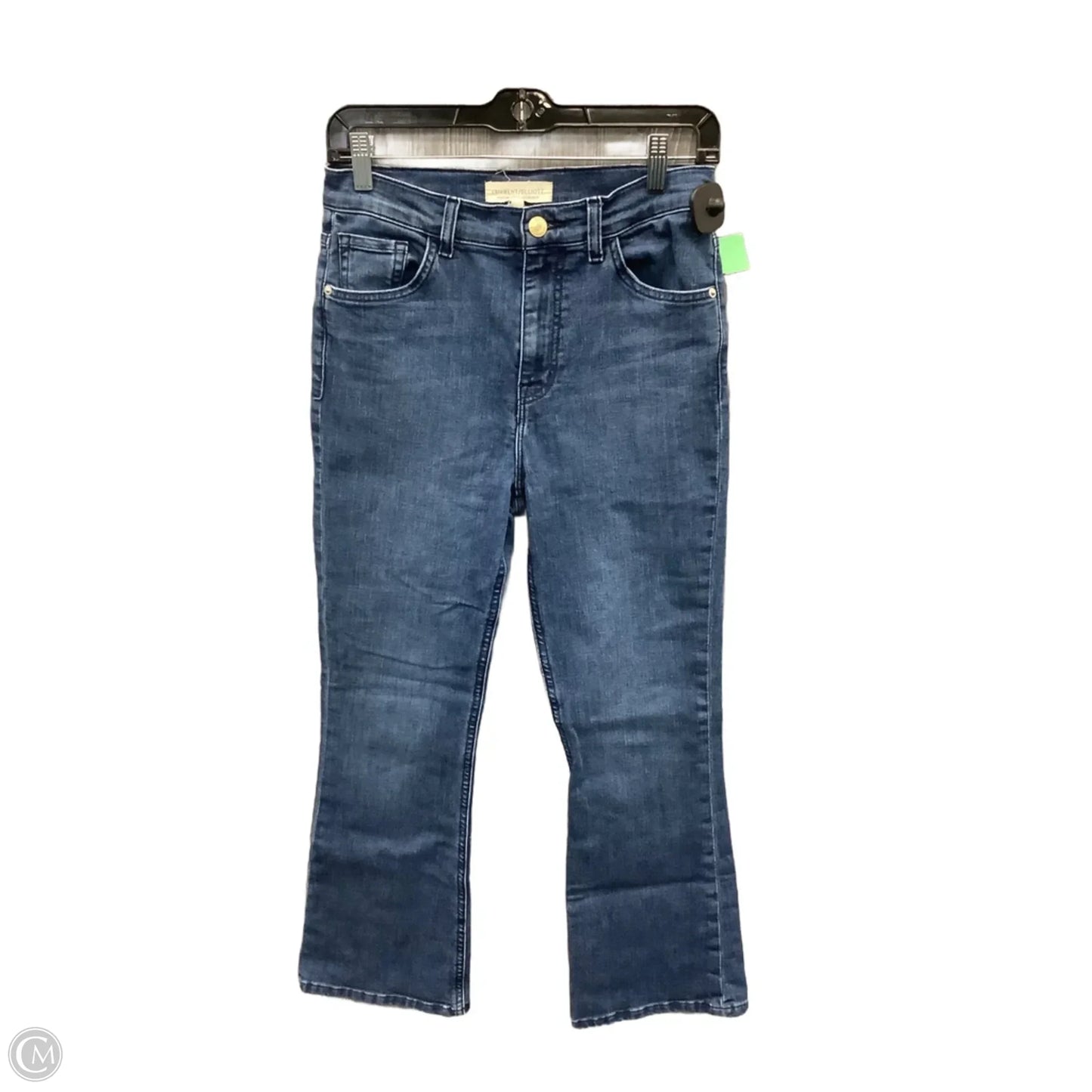 Jeans Boot Cut By Current/elliott In Blue Denim, Size: 4
