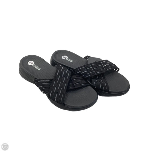 Sandals Flats By Skechers In Black, Size: 8