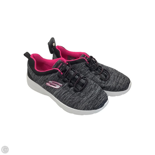 Shoes Athletic By Skechers In Grey & Pink, Size: 8