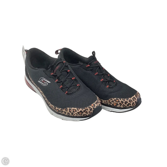 Shoes Athletic By Skechers In Animal Print, Size: 8