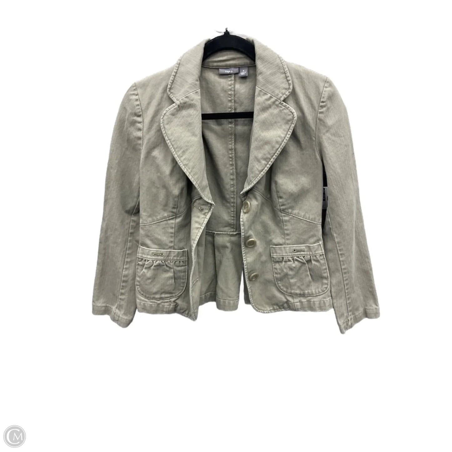 Blazer By Apt 9 In Taupe, Size: S