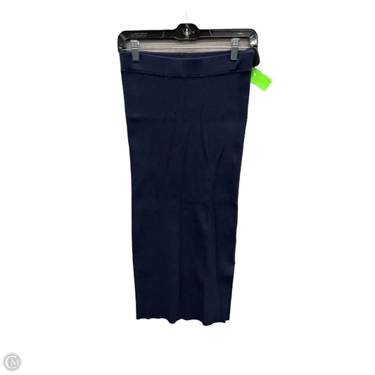Skirt Maxi By Nine West Apparel In Navy, Size: 0
