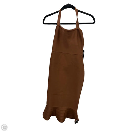 Dress Party Midi By Venus In Brown, Size: Xs
