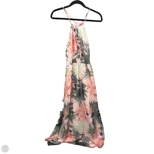 Dress Casual Maxi By Guess In Floral Print, Size: S