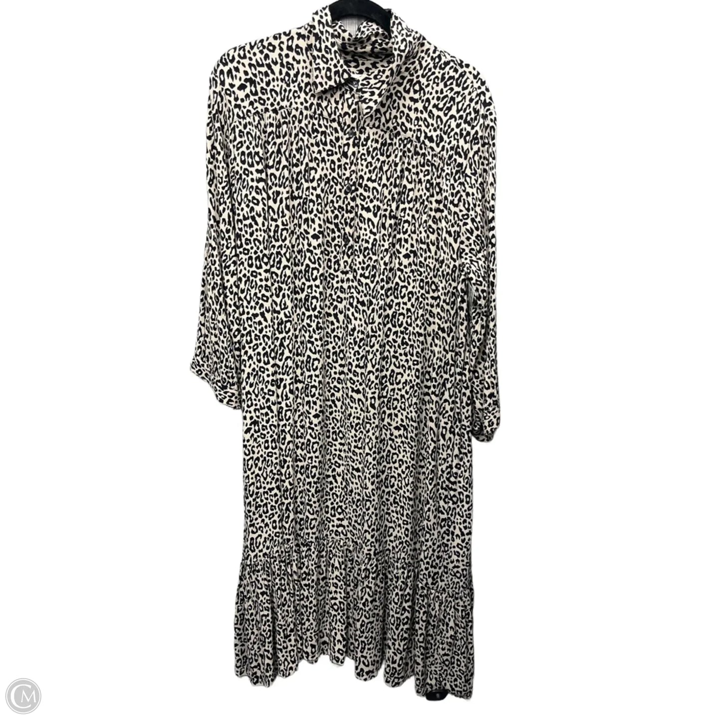 Dress Casual Midi By Clothes Mentor In Animal Print, Size: Xxl