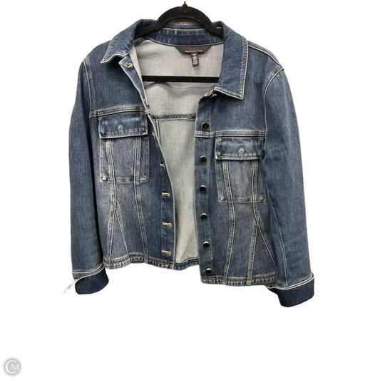 Jacket Denim By White House Black Market In Blue Denim, Size: Mp