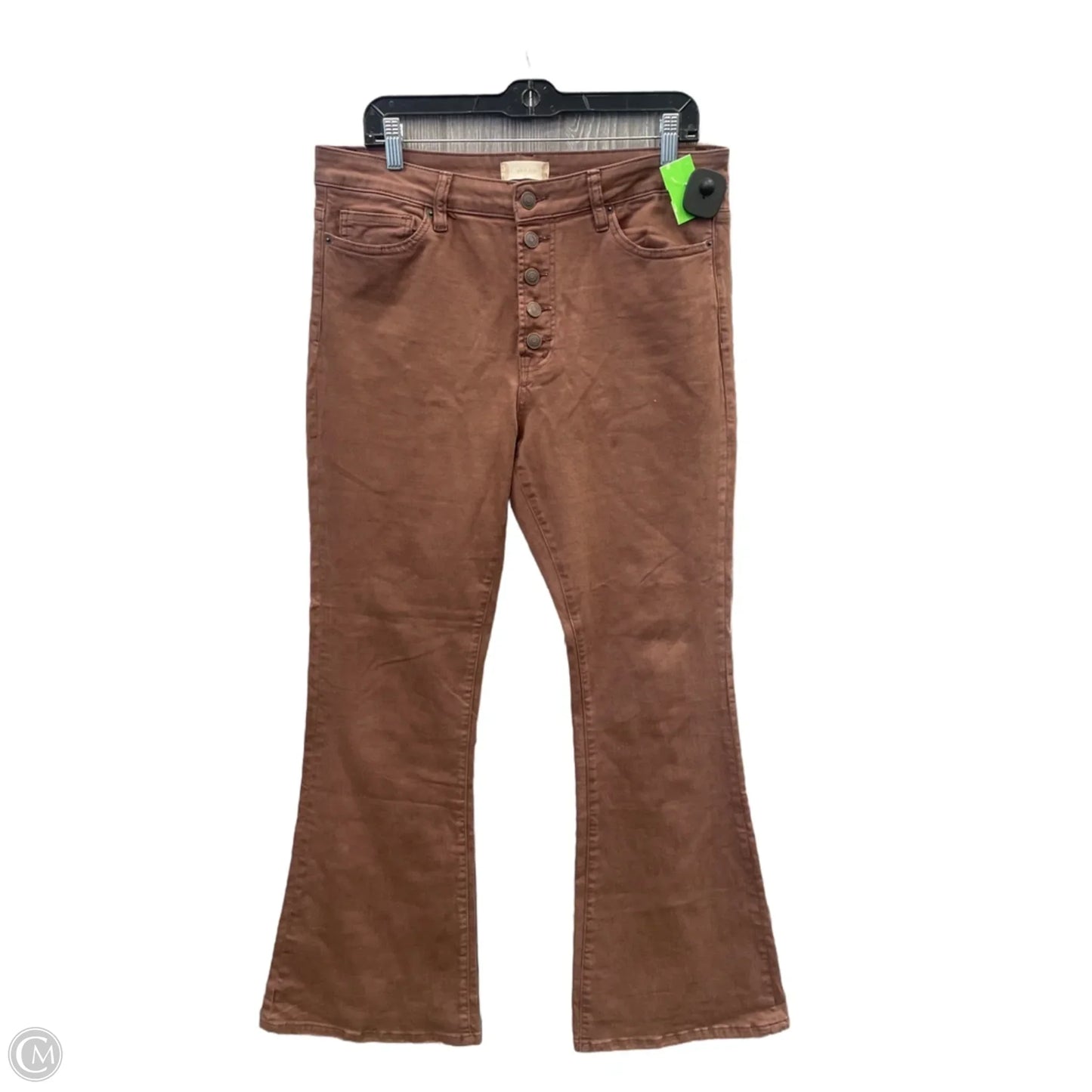 Jeans Flared By Altard State In Brown, Size: 12