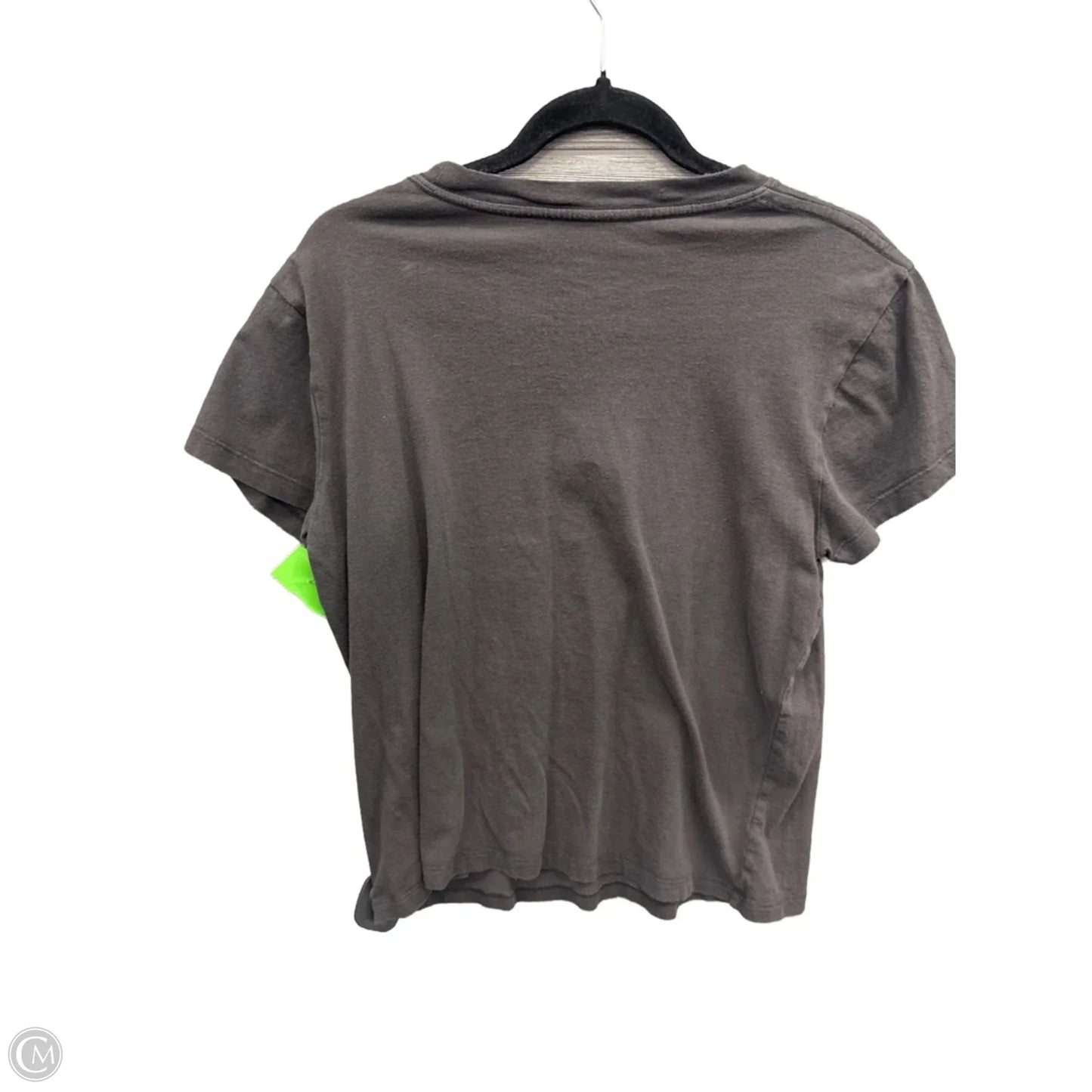 Top Short Sleeve By Mighty Fine In Grey, Size: M
