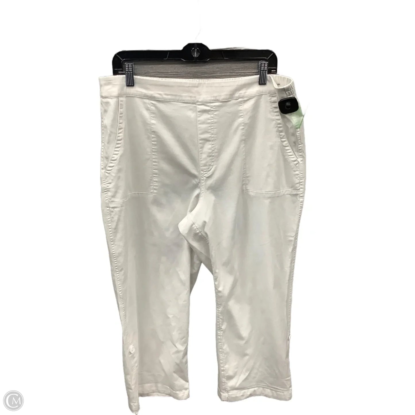 Capris By Soft Surroundings In White, Size: 12