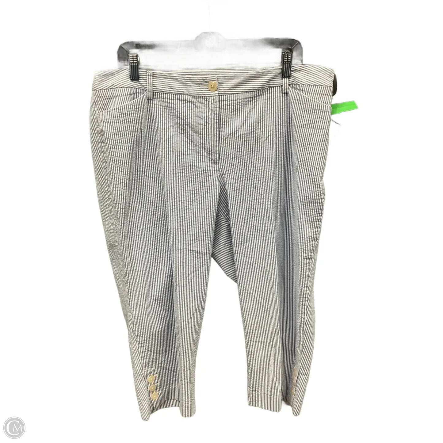 Capris By Talbots In Striped Pattern, Size: 14