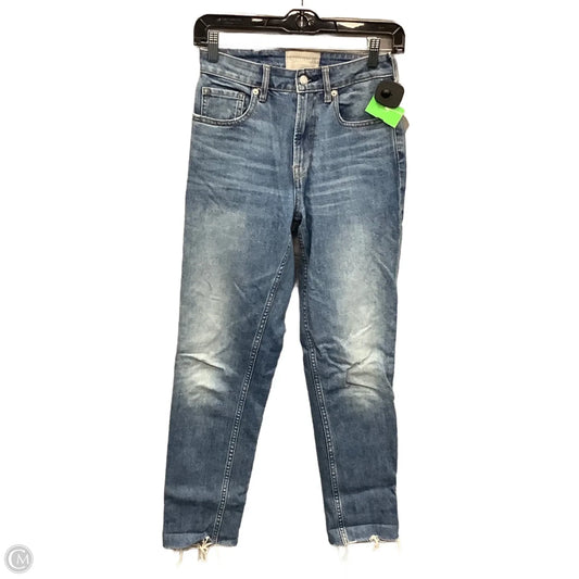 Jeans Skinny By Everlane In Blue Denim, Size: 0