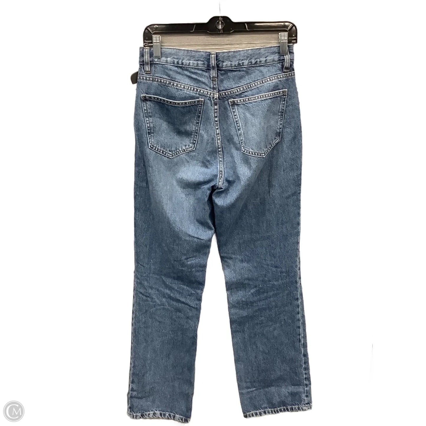 Jeans Straight By Mng In Blue Denim, Size: 4