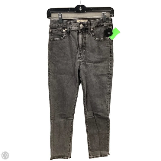 Jeans Skinny By Madewell In Grey Denim, Size: 0
