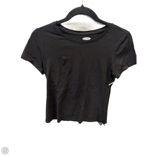 Top Short Sleeve Basic By Old Navy In Black, Size: M