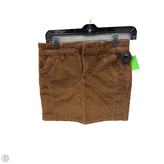 Skirt Midi By Time And Tru In Brown, Size: 0