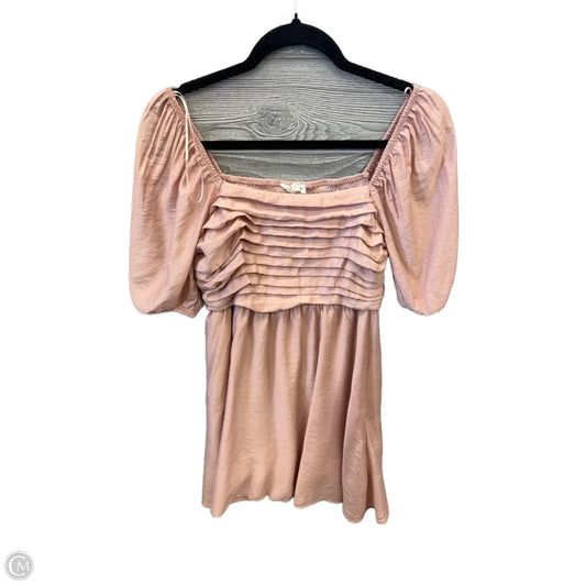 Dress Casual Midi By Blu Pepper In Pink, Size: L