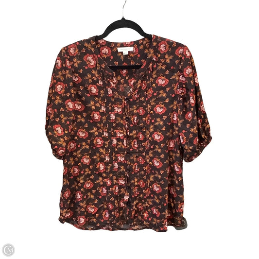 Top Short Sleeve By Beachlunchlounge In Multi-colored, Size: M