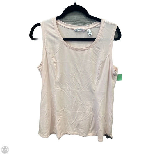 Top Sleeveless By Isaac Mizrahi Live Qvc In Pink, Size: L