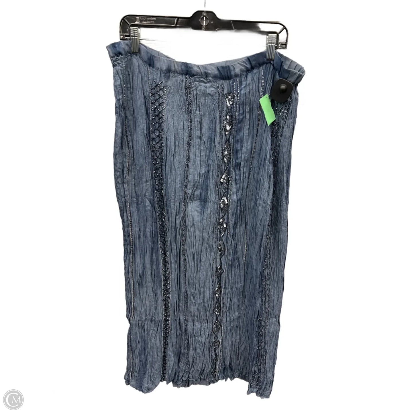 Skirt Maxi By Chicos In Blue, Size: 12