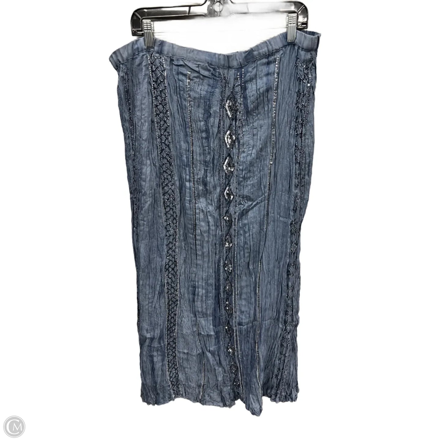 Skirt Maxi By Chicos In Blue, Size: 12