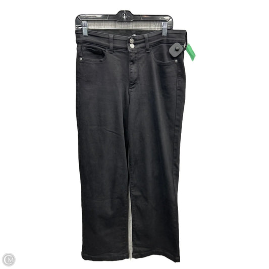 Jeans Wide Leg By St Johns Bay In Black, Size: 10