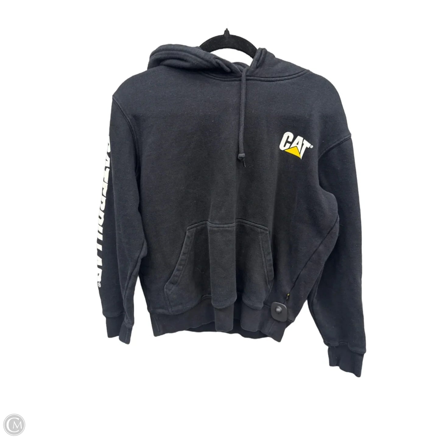 Sweatshirt Hoodie By Clothes Mentor In Black, Size: M