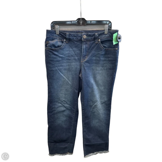 Jeans Skinny By 1822 Denim In Blue Denim, Size: 12