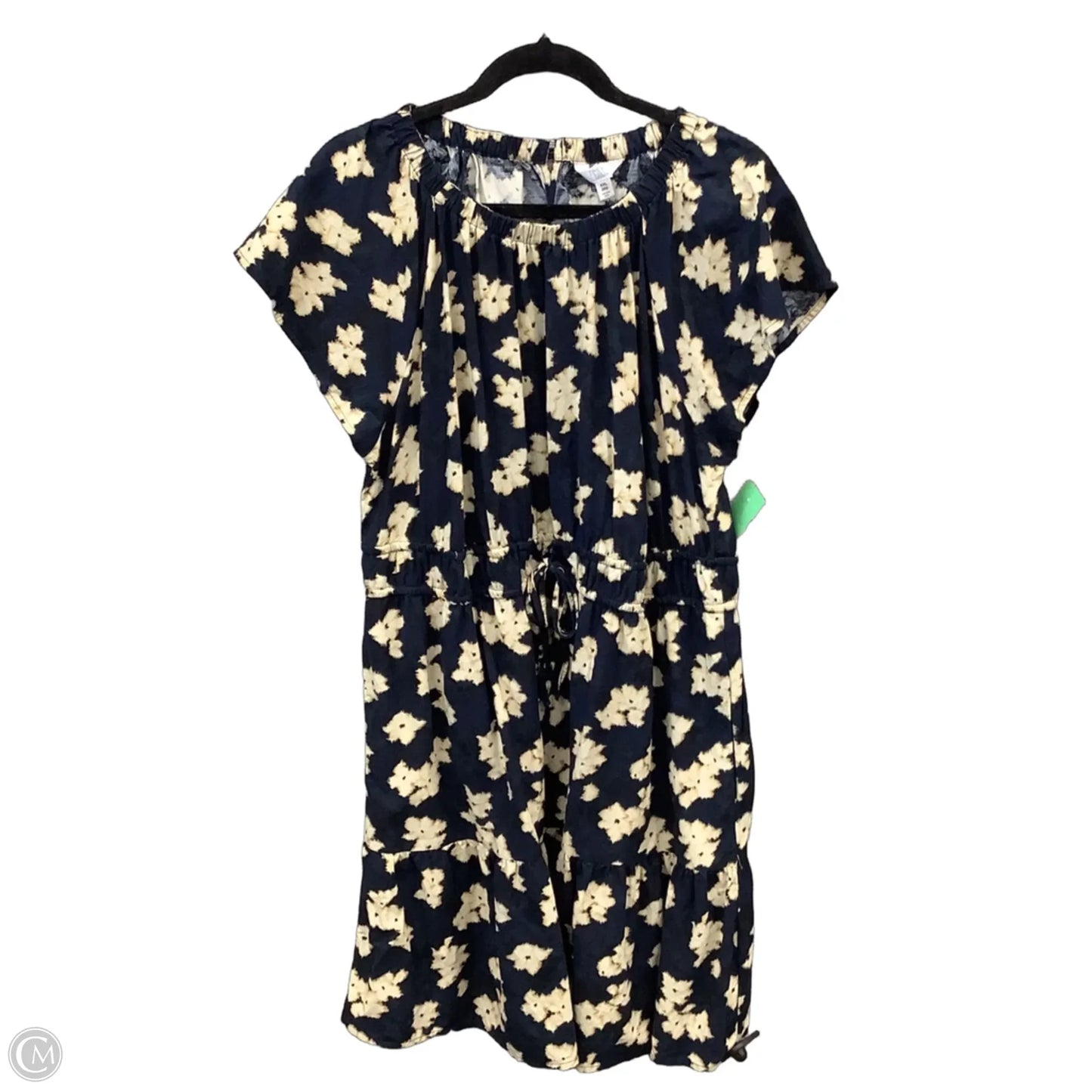 Dress Casual Midi By Time And Tru In Blue, Size: Xxl