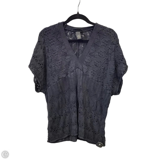 Top Short Sleeve By Lane Bryant In Black, Size: 1x
