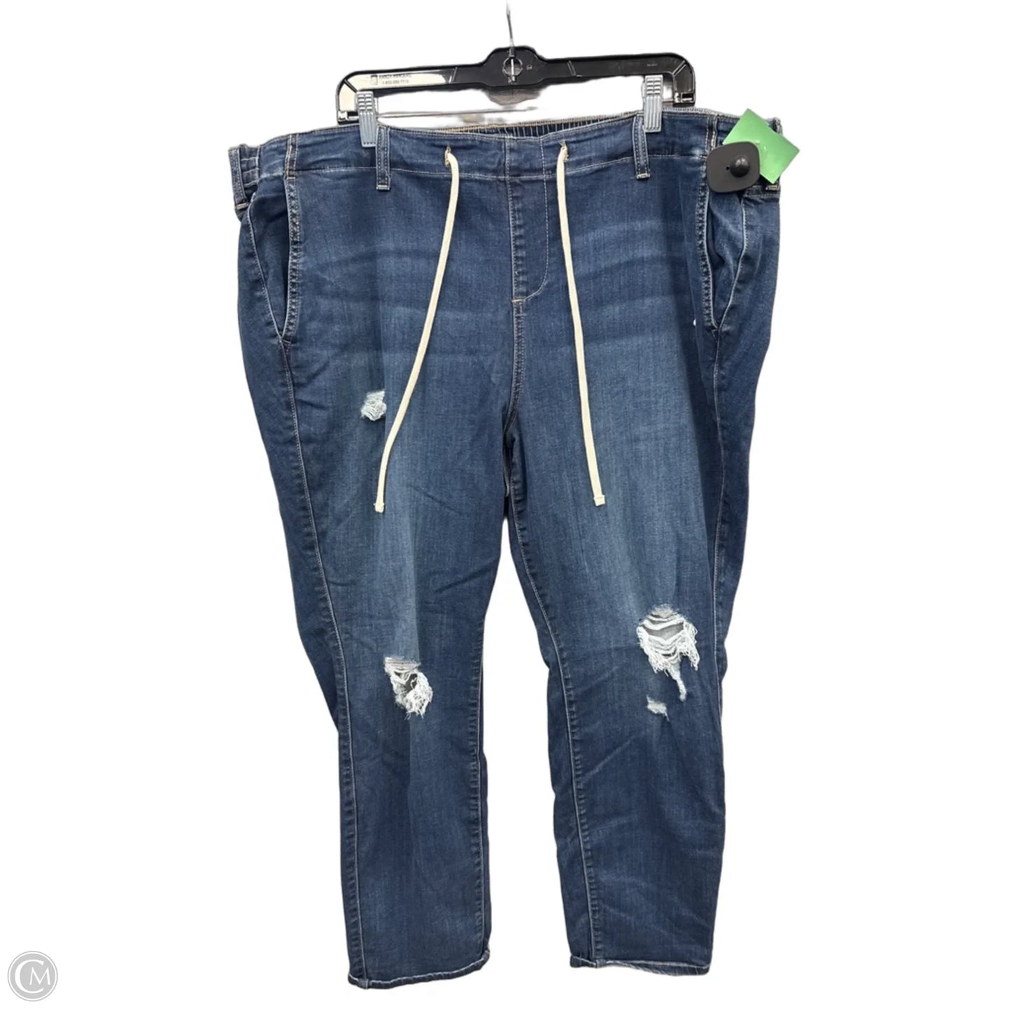 Jeans Straight By Torrid In Blue Denim, Size: 22