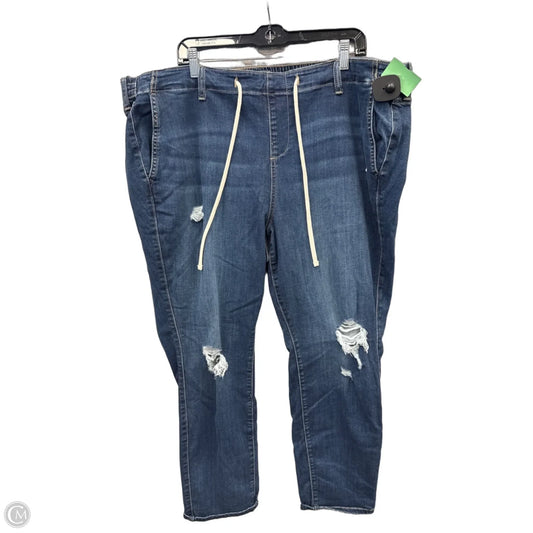 Jeans Straight By Torrid In Blue Denim, Size: 22