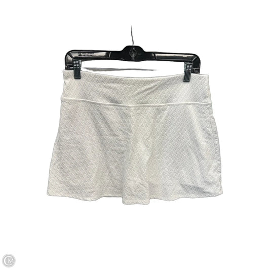 Athletic Skort By Jessica Simpson In White, Size: Xl