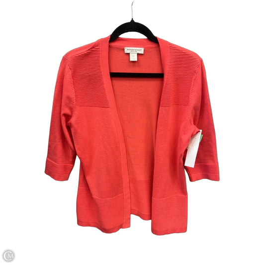 Cardigan By Christopher And Banks In Pink, Size: Mp