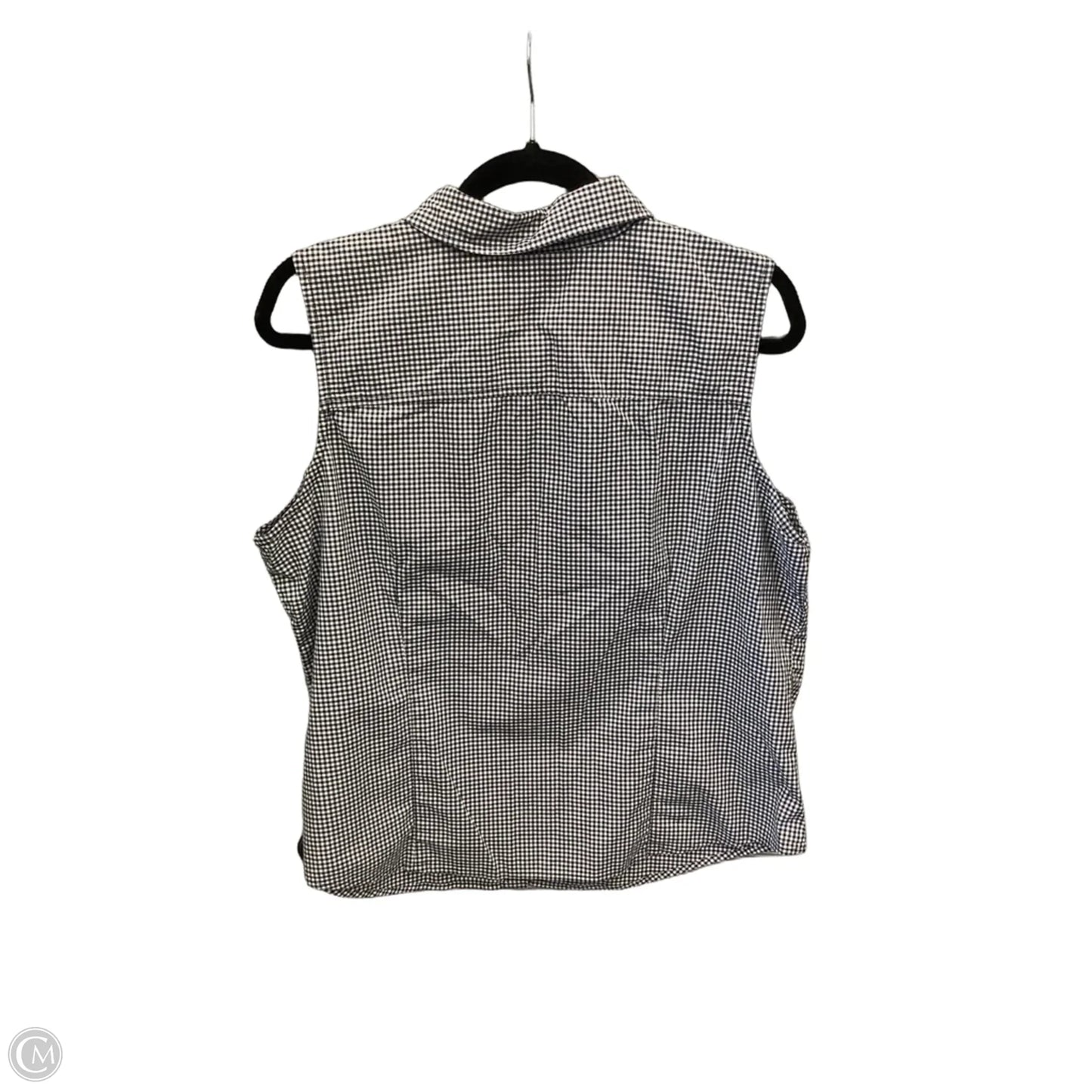 Top Sleeveless By Old Navy In Checkered Pattern, Size: Xl