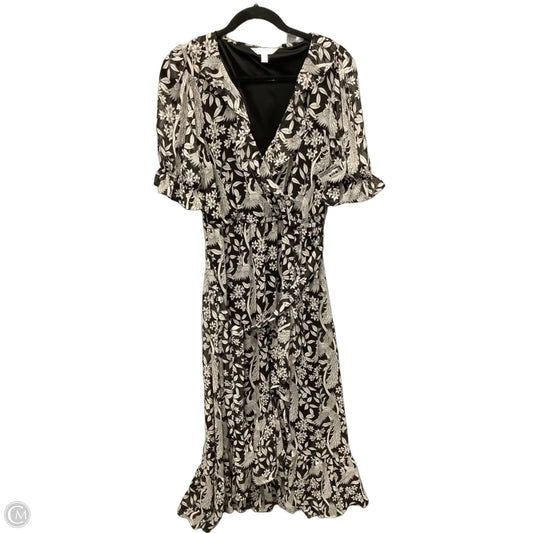 Dress Casual Maxi By Lc Lauren Conrad In Black & Grey, Size: L