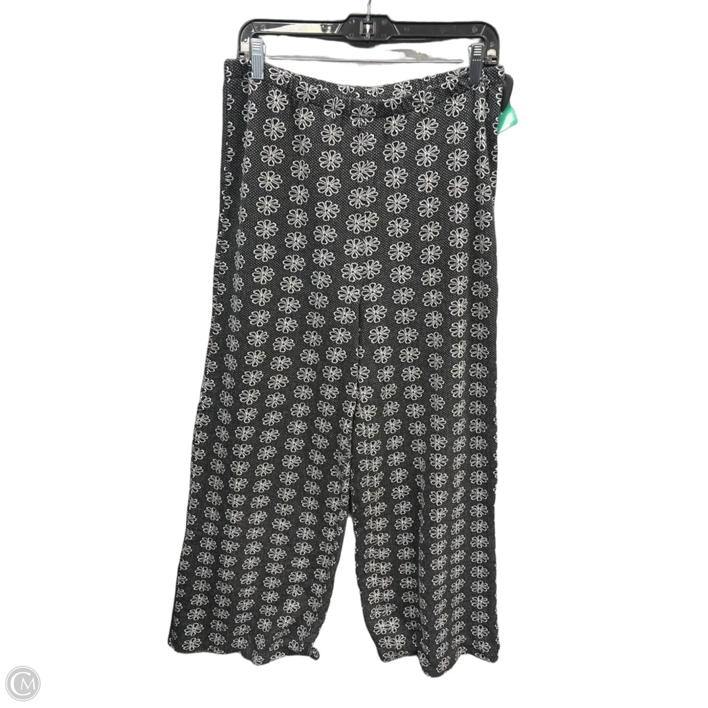 Pants Wide Leg By Volcom In Black & White, Size: 8