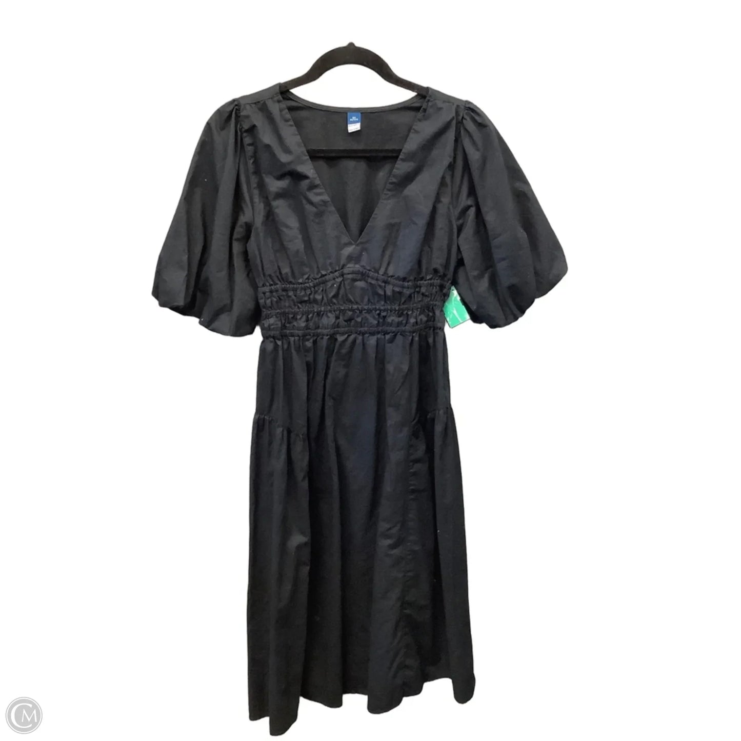 Dress Casual Midi By Old Navy In Black, Size: Xsp