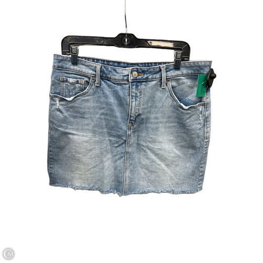 Skirt Mini & Short By Old Navy In Blue Denim, Size: 14